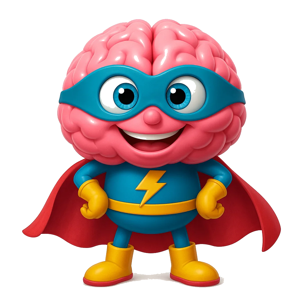 Brainiac Superhero Mascot